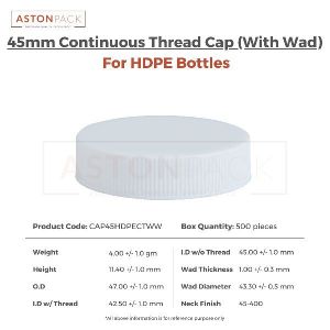 HDPE Bottle Caps and Closures