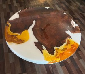 Brown Color Shade Resin Table Top