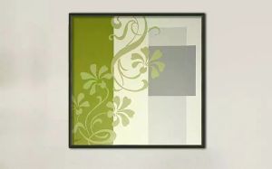 Floral metal Framed Wall Art