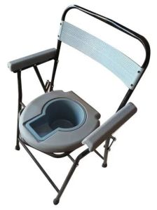 Mild Steel Commode Chair