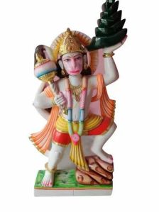 23 Inch Marble Lord Hanuman Ji Statue