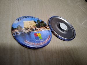 Fridge magnetic button Badge