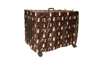 36 Inch Dog Brown Crate Cover