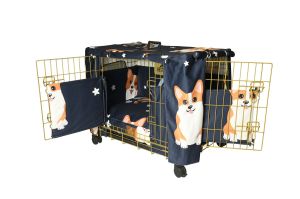 24 Inch PET Combo Blue Dog Cage