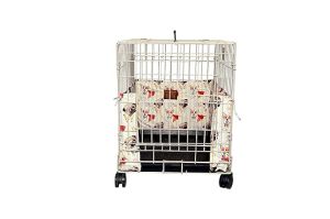 Yellow Bumper 24 Inch Dog Cage