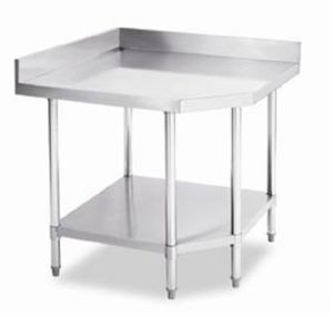 Stainless Steel Corner Table