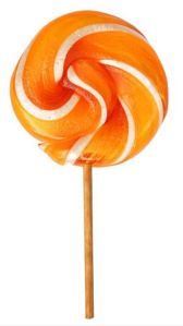 Orange Flavour Lollipop