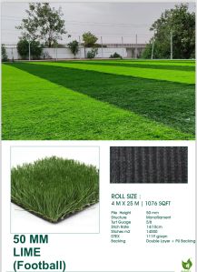 50 Mm Straight Lime Artificial Grass