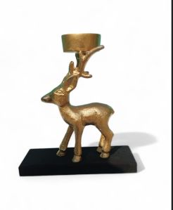Beautiful Candle Holder On Deer