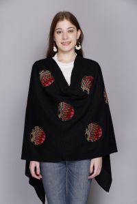 embroidered black shawls