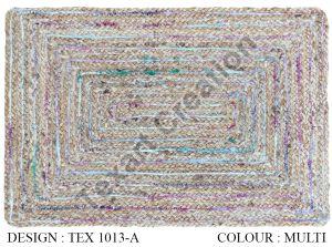 TEX 1013-A Multicolor Jute Rug