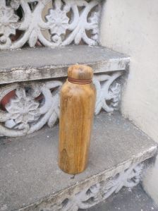 Wooden copper bottle
