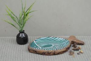 serving wooden platter