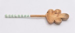 wooden serving spoon