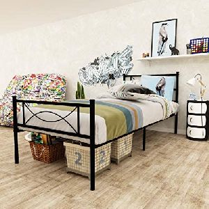 double size 72 x 48 metal bed