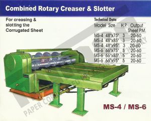 Combined Rotary Creaser &amp;amp; Slotter