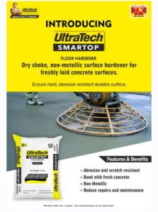 floor hardener - UltraTech SmartTop