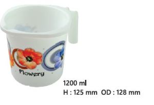 1200ml Printed Plastic Mug