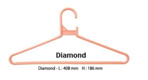 Diamond Cloth Hanger