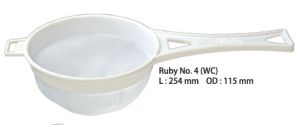 No. 4 WC Nylon White Cloth Ruby Tea Strainer