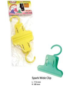 Spark Wide Plastic Cloth Clip