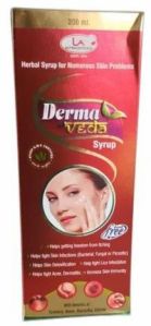 Derma Veda Skin Problem Syrup, For Blood Purifies, Packaging Size : 200 Ml