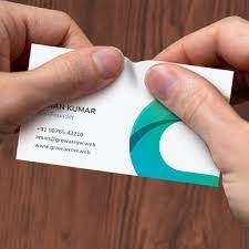 PVC Multicolour visiting card