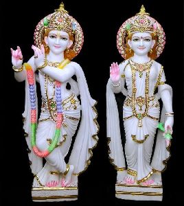 Marble Radha Krishna Moorti