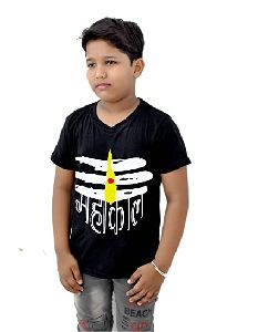 Mahakaal Print Kids T-shirts