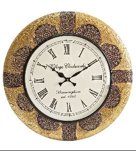 decorative metal wall clock
