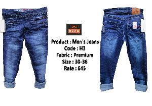 h 3 men regular fit jeans