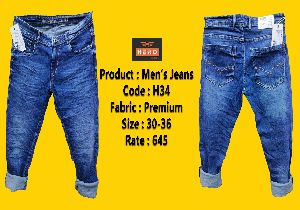 h 34 mens jeans