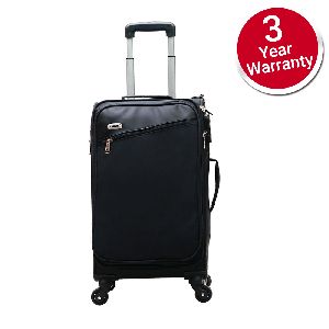 Timus Cameroon Plus 55 cm Polyester Black 4 Wheel Cabin Luggage/Best Travel Bag for Men/ Women with