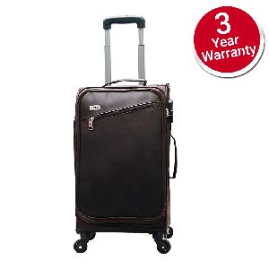 Timus Cameroon Plus 55 cm Polyester Coffee 4 Wheel Cabin Luggage/Best Travel Bag for Men/ Women with