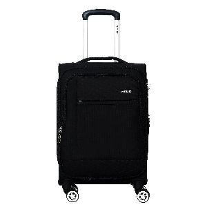 Timus Estonia Black 55 cm/ 20 inch Cabin 8 Wheels best waterproof Luggage bags for men /Luggage with