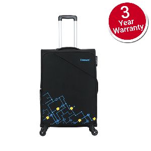 Timus Flash 65cm/24 inch check-in Black Color Luggage/ Suitcase / Expandable Luggage/Travel bag for