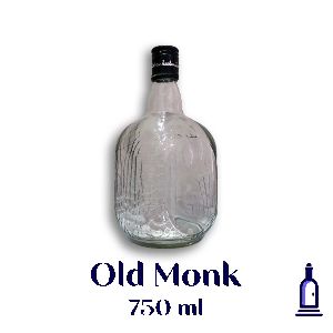 Old Monk 750ml Empty Glass Bottle