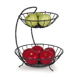 2-Tier Round Fruit Basket