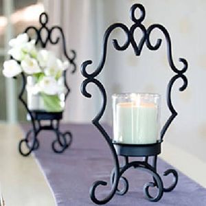 Hosley Metal Candle Holder