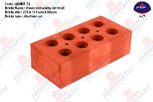 clay wire cut 8 hole bricks