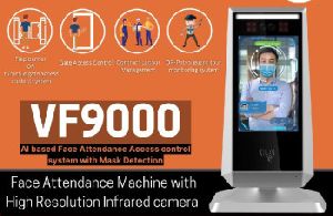 VF9000 AI based Face Attendance &amp;amp; Access control Terminal with Mask Detection