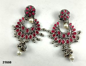 Premium oxidised jhumka earrings pk