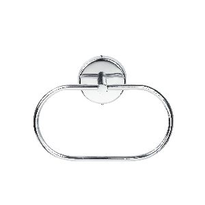 VEER Oval Concealed Stainless Steel Towel Ring