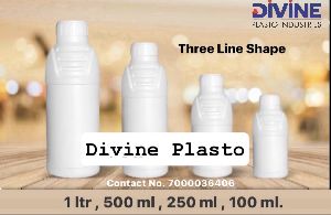 3 line shape Pesticides bottle indore