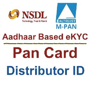 Nsdl Aadhaar Based Ekyc Pan Card Distributor id