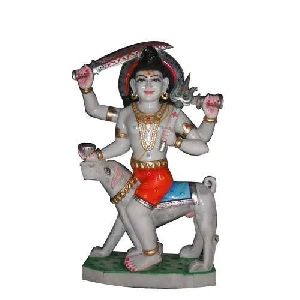 Bhairav Ji Marble Statue