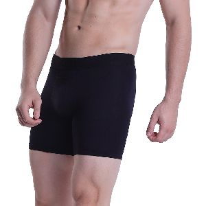 Black Plain Underwear Boxer