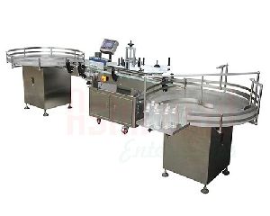 Automatic Sticker Labeling Machine with Turntable