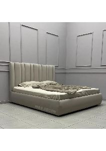 Modern Leatherette Upholstery Bed