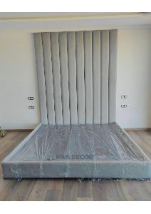 upholstery wall paneling low floor bed